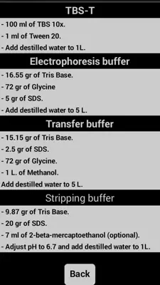 Western Blot Fitter android App screenshot 9