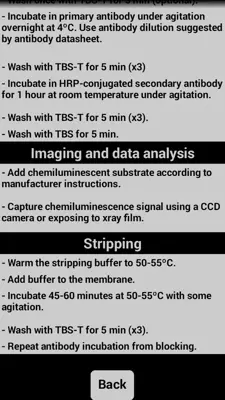 Western Blot Fitter android App screenshot 4